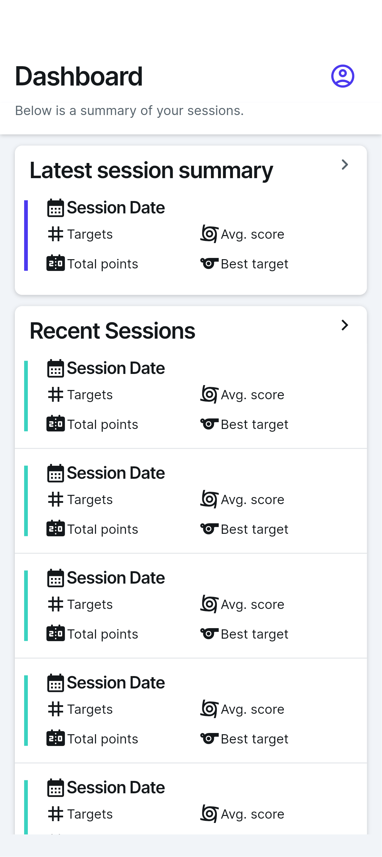 AimSight dashboard screenshot